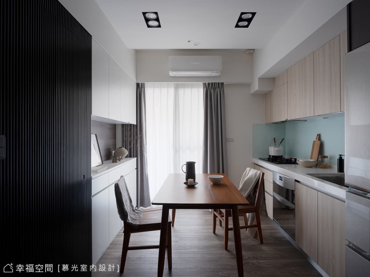 黑白品味單身宅│現代休閒混搭風│15坪
