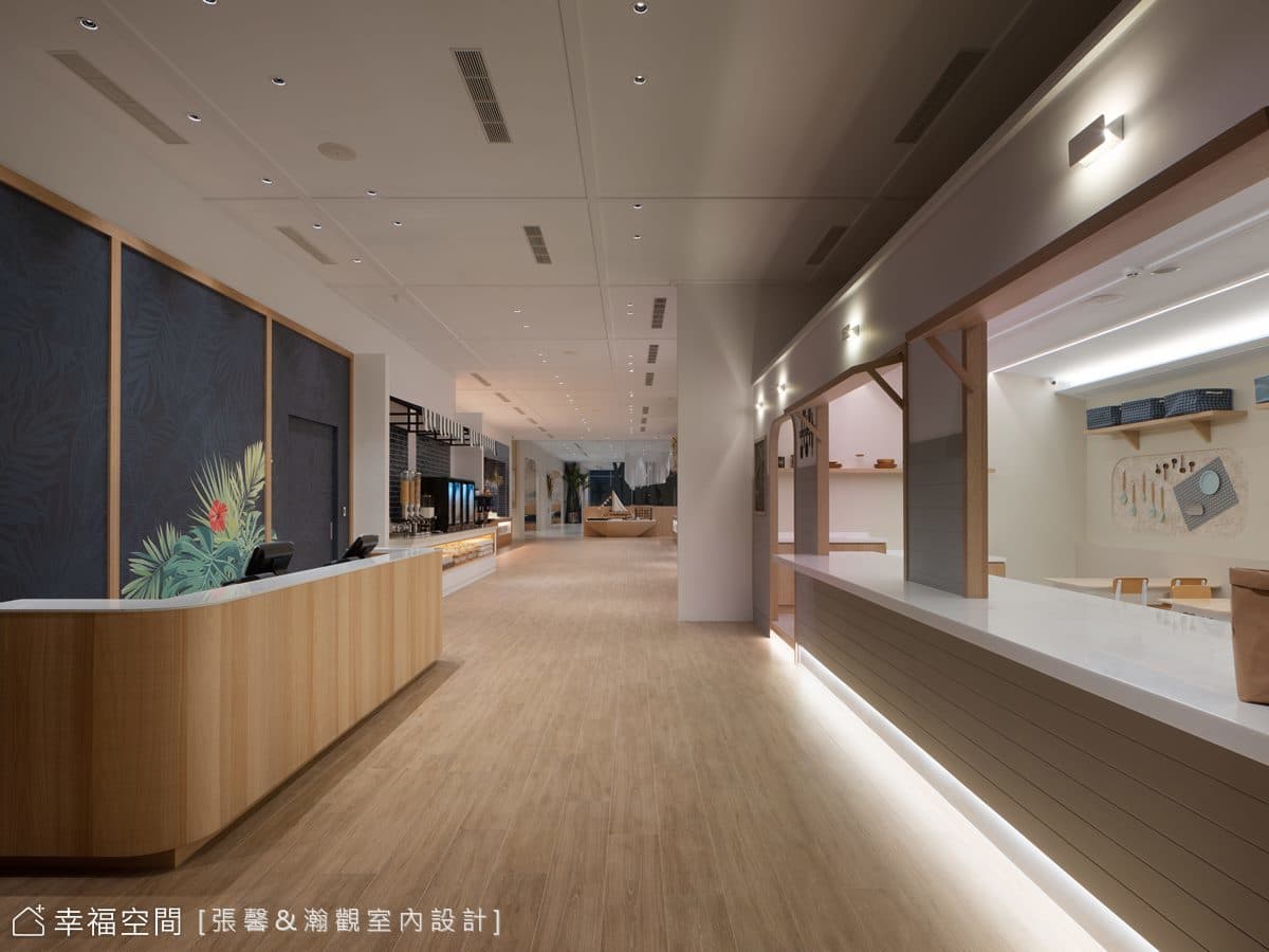 徜徉浪花綠意的食域空間│288坪