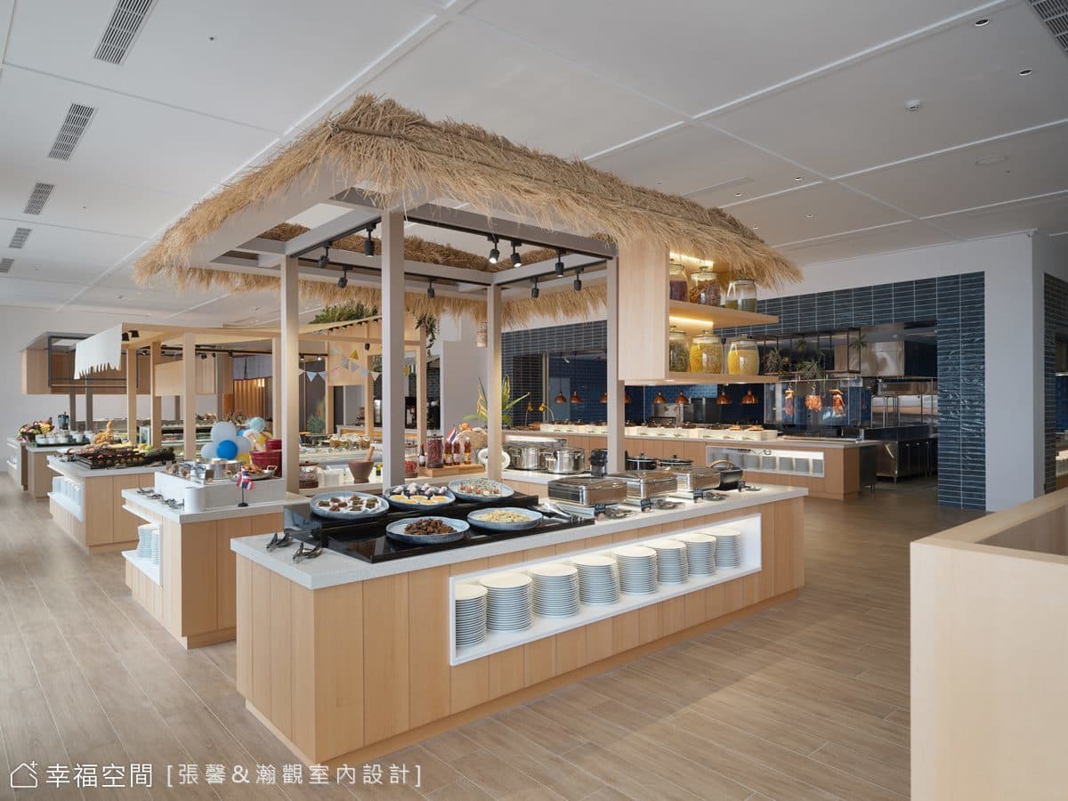 徜徉浪花綠意的食域空間│288坪