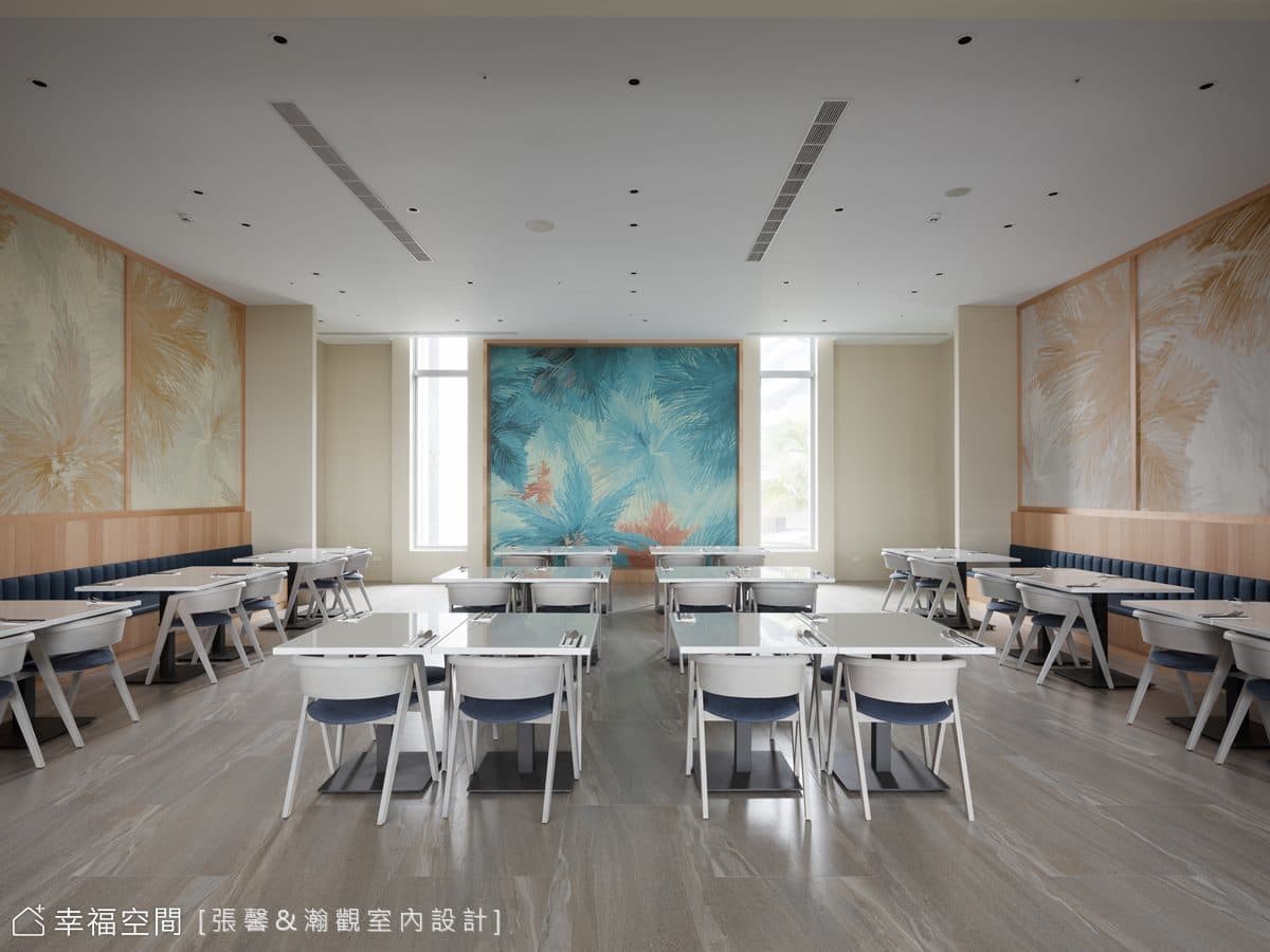 徜徉浪花綠意的食域空間│288坪