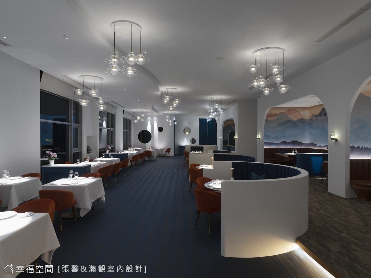 汲取海洋意象   濱海頂級義式餐廳│122坪
