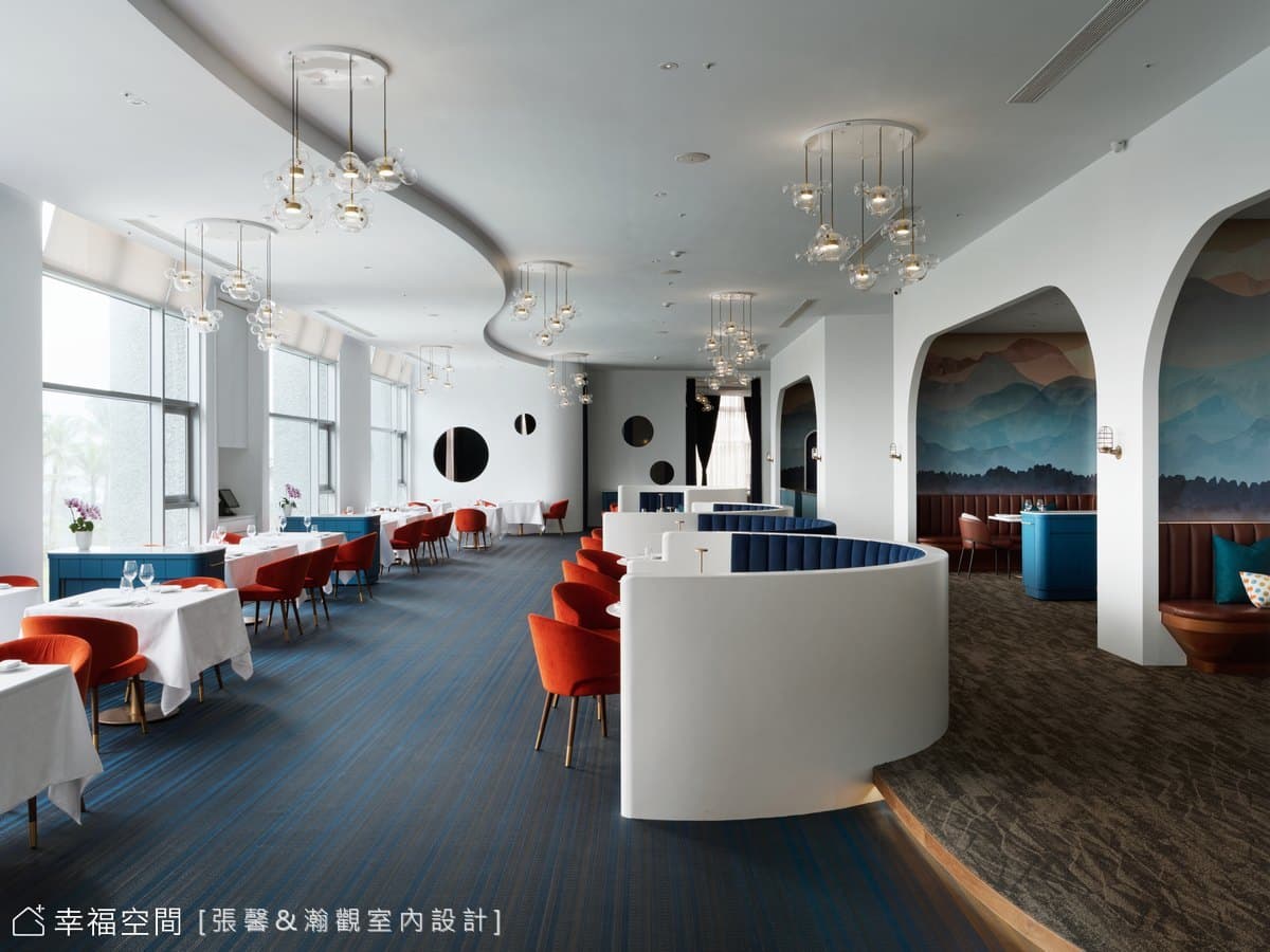 汲取海洋意象   濱海頂級義式餐廳│122坪
