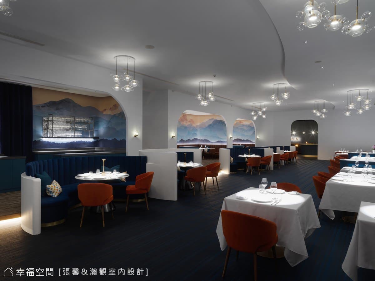 汲取海洋意象   濱海頂級義式餐廳│122坪