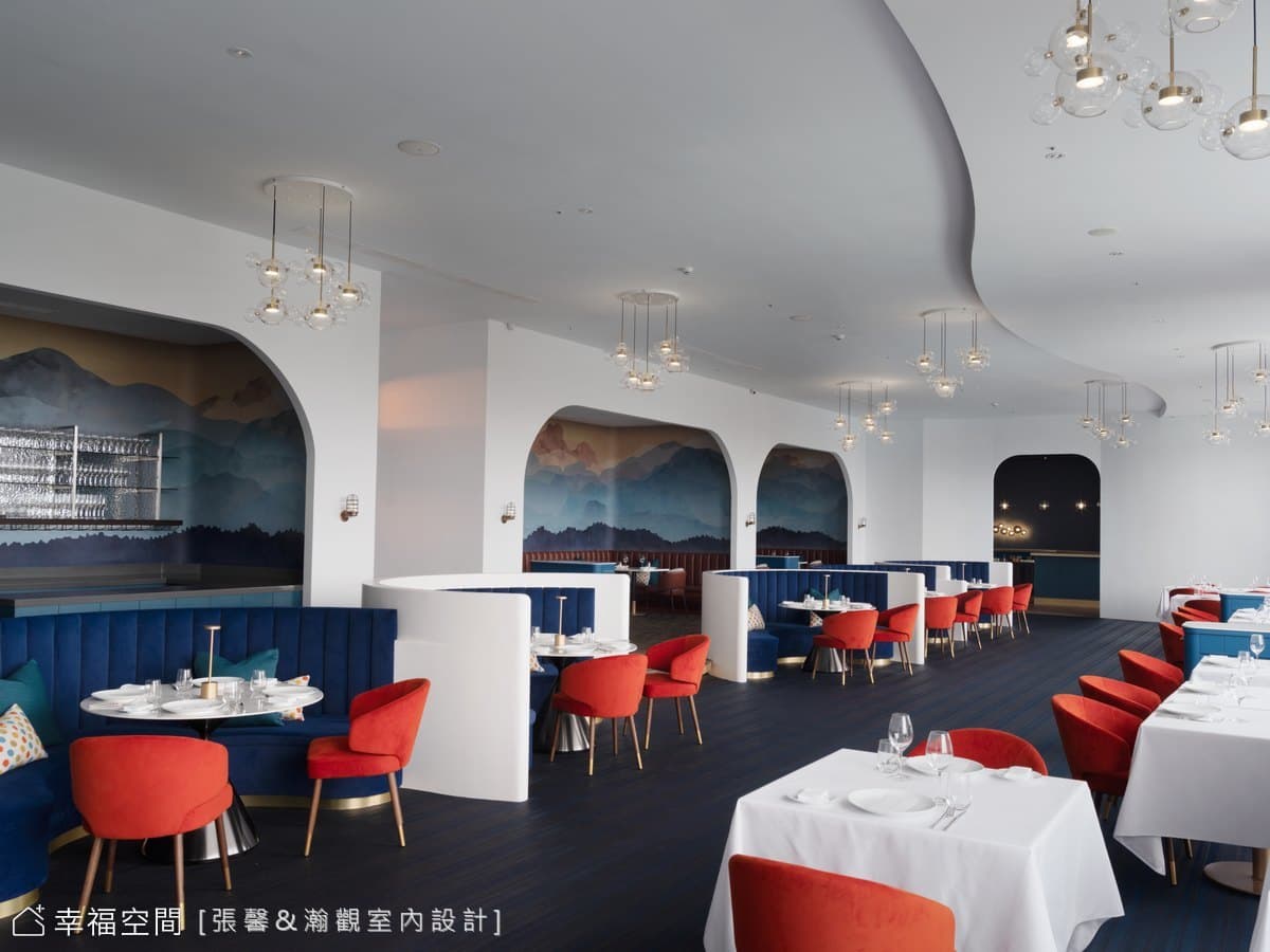 汲取海洋意象   濱海頂級義式餐廳│122坪