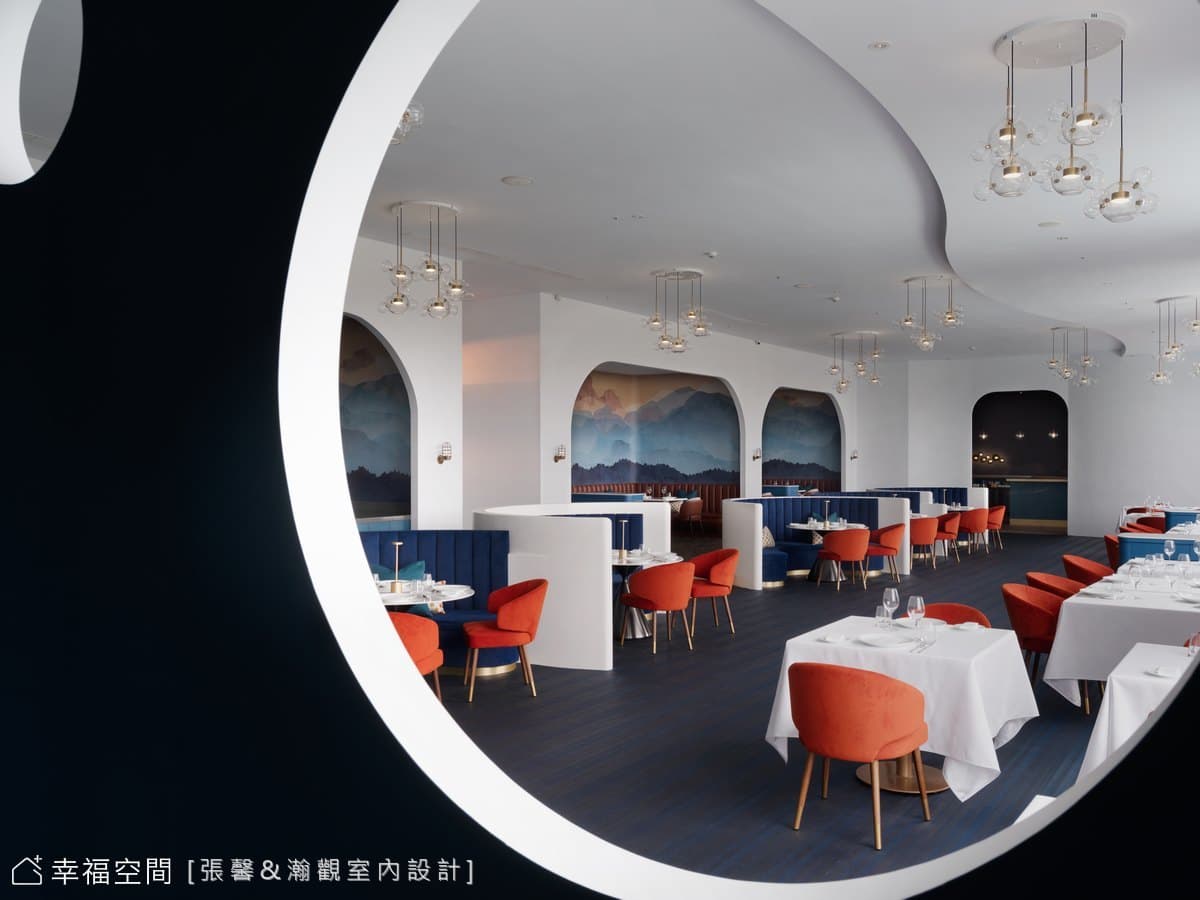 汲取海洋意象   濱海頂級義式餐廳│122坪