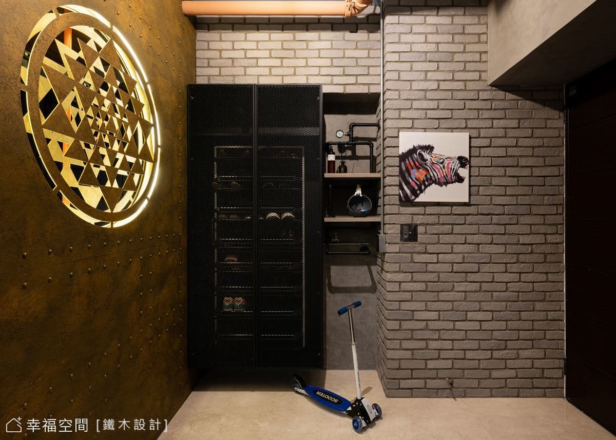 砌築率性硬派寓所 享受自由不羈生活|工業風|80坪
