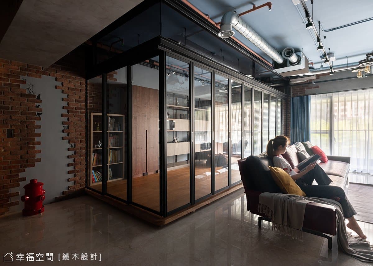 砌築率性硬派寓所 享受自由不羈生活|工業風|80坪