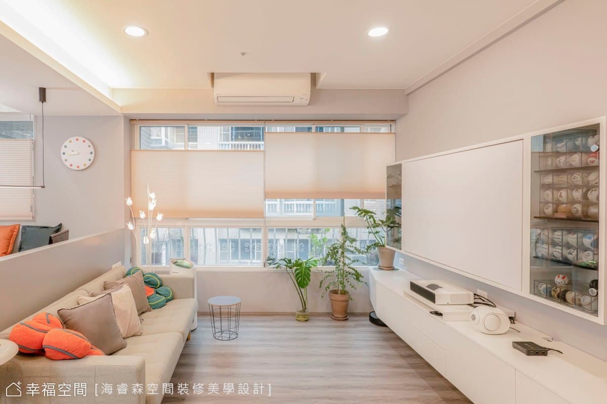 明亮色塊混搭清新宅品味│混搭風│24坪