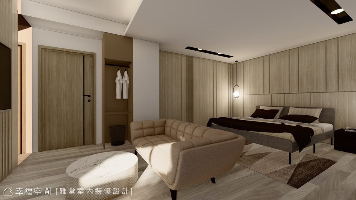 釋放空間框架 黑白輕奢構築現代混搭質感居所│71坪