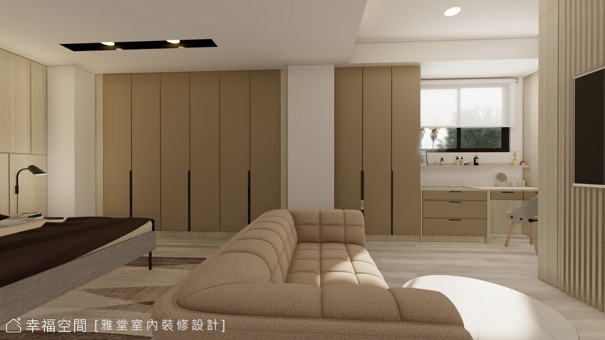 釋放空間框架 黑白輕奢構築現代混搭質感居所│71坪