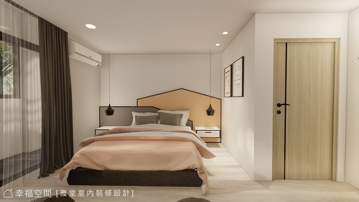 釋放空間框架 黑白輕奢構築現代混搭質感居所│71坪