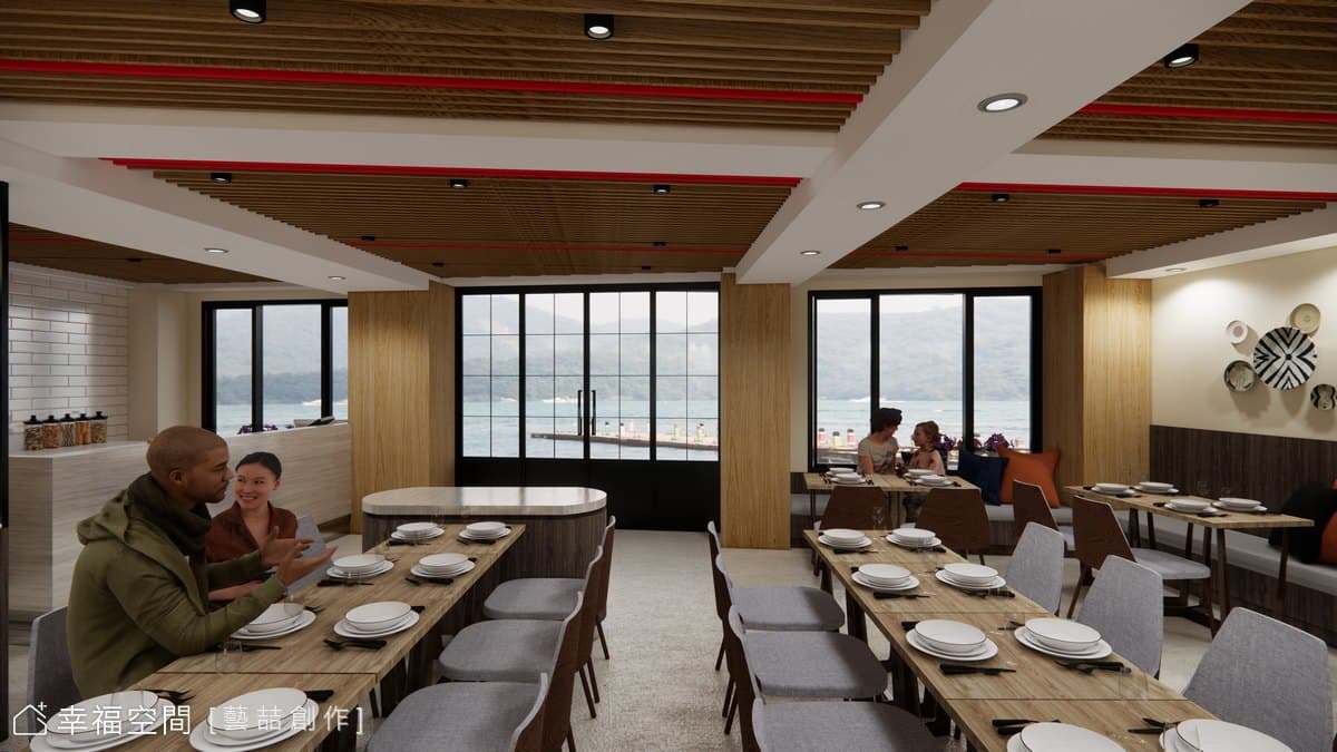 日月潭鴻賓大飯店B2餐廳│日式風│38坪