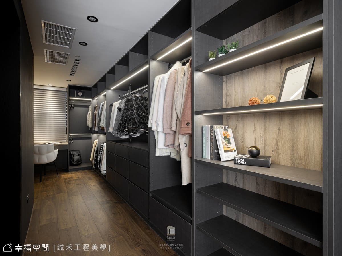 舊透天驚艷翻新 打造輕奢藏品大空間│現代混搭風│66坪
