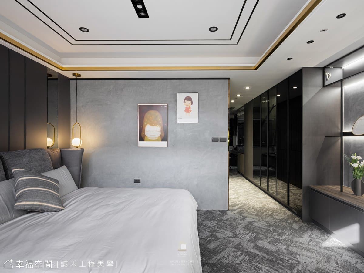 舊透天驚艷翻新 打造輕奢藏品大空間│現代混搭風│66坪