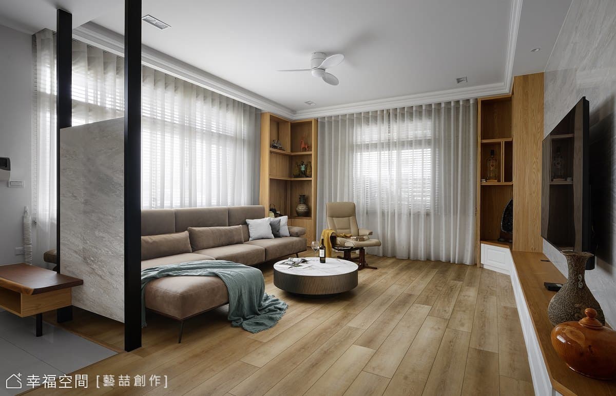 自地自建明亮大氣宅邸 營造恬靜好生活│現代混搭風│65坪