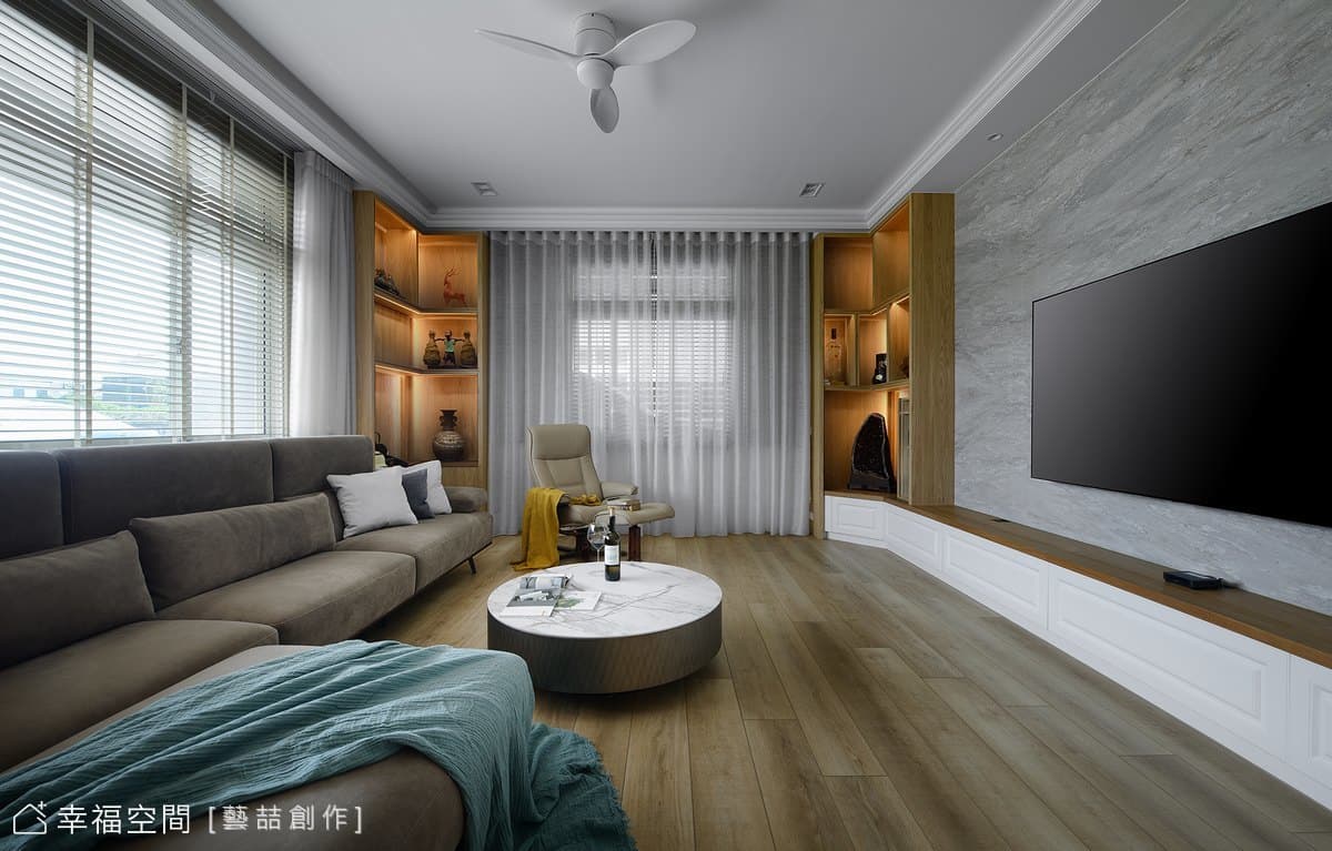 自地自建明亮大氣宅邸 營造恬靜好生活│現代混搭風│65坪