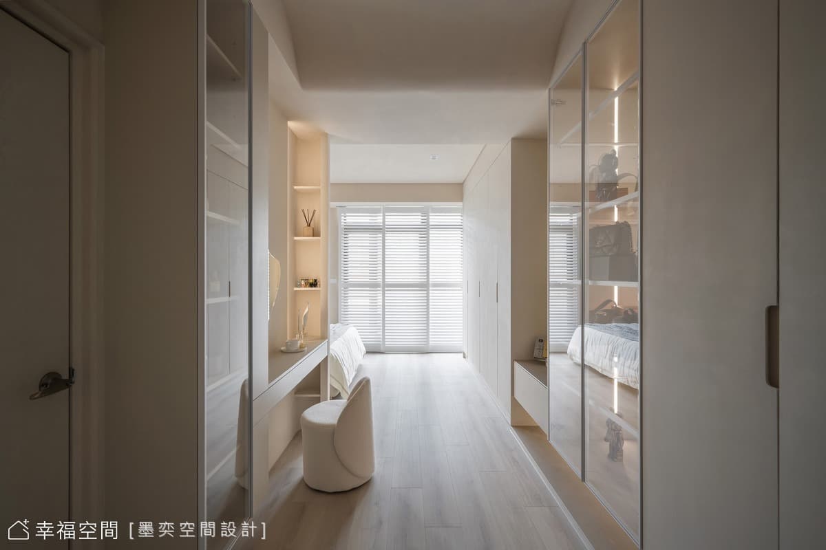 奶油色家景柔滑輕裸感簡約生活│北歐風│32坪