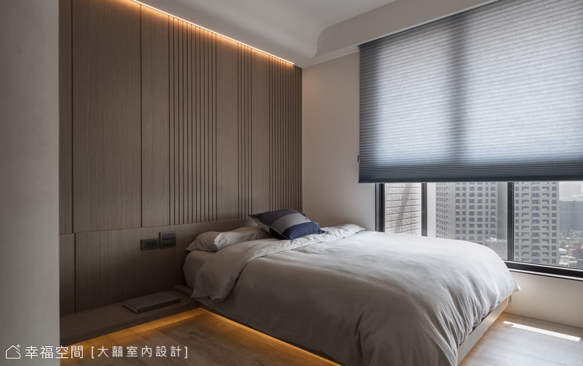 以柔弧勾起幸福微笑 淡雅透暖隱世綠洲