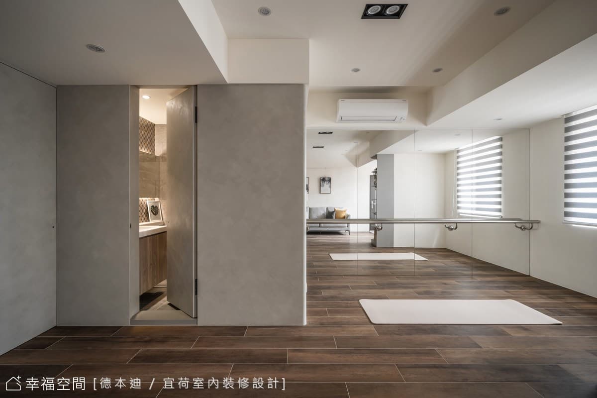 勾畫優美弧度 與光影翩然共舞|侘寂風|25坪