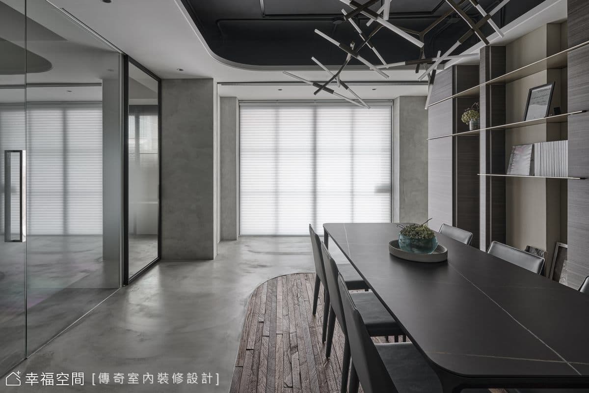 紳灰漫漫 暉光悅色|工業風|20坪