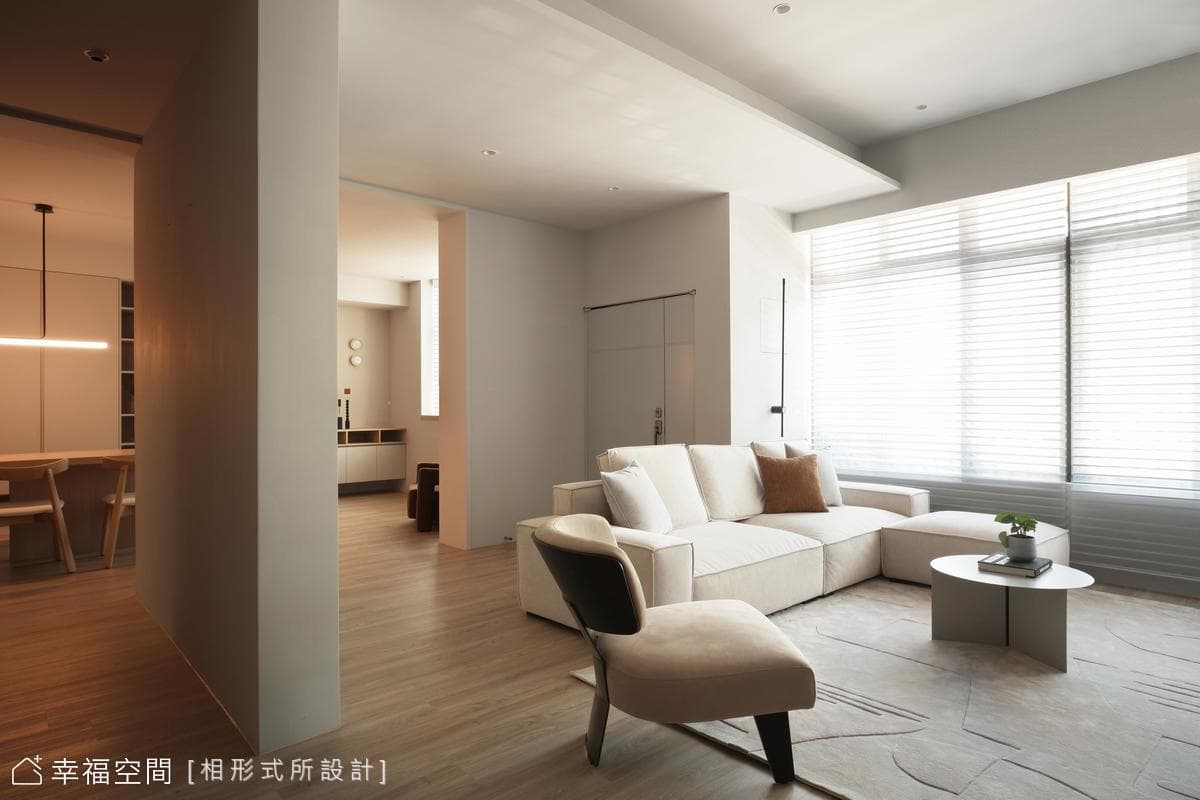 老屋化繁為簡 蛻變溫煦迎光寓所|現代風|23坪