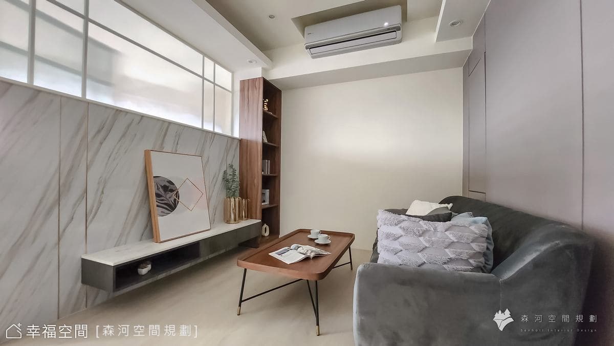 清新優雅 通透光舍│現代風│26坪