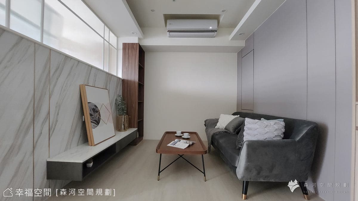 清新優雅 通透光舍│現代風│26坪