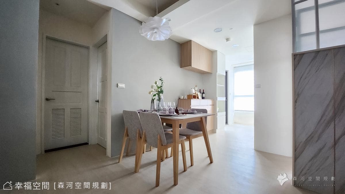 清新優雅 通透光舍│現代風│26坪