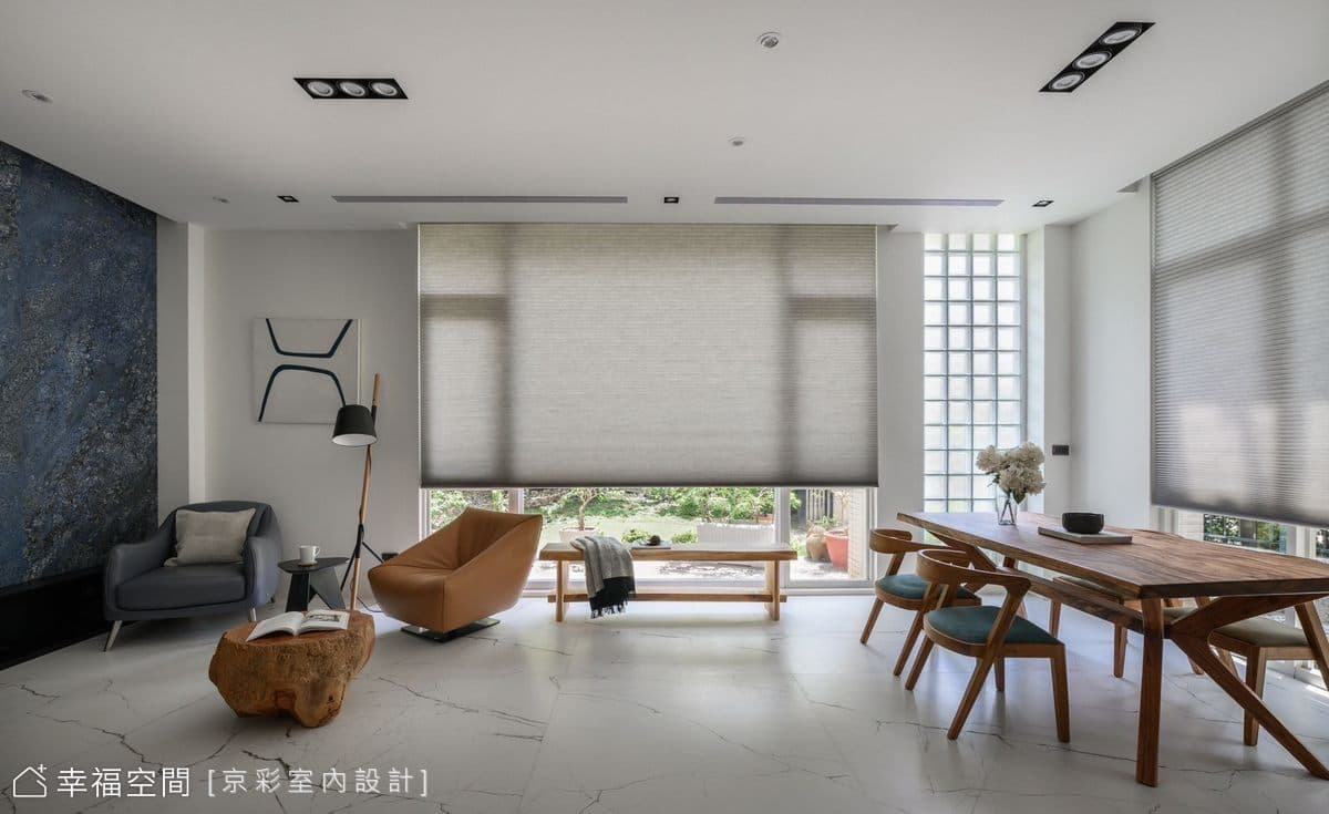簡約中的優雅風韻，走進蓊鬱生活光景│現代風│70坪