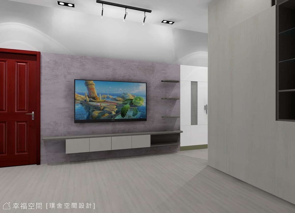 灰白黑維度於有限空間中形塑現代敞闊氛圍│18坪