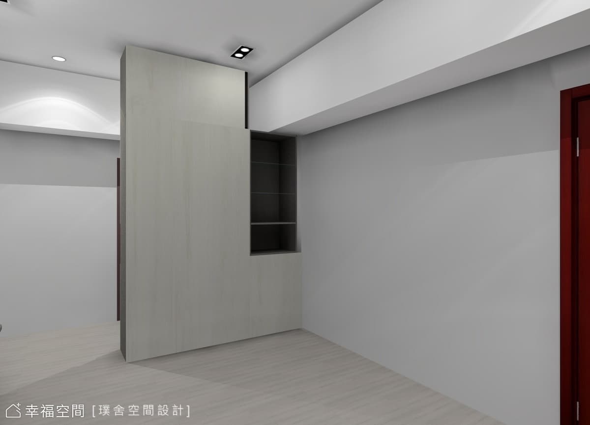 灰白黑維度於有限空間中形塑現代敞闊氛圍│18坪