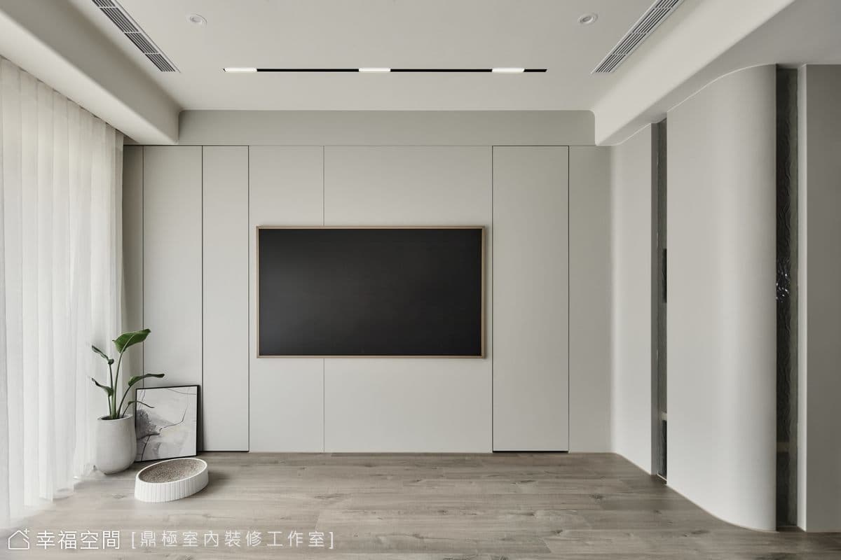 雲朵般輕盈優雅 悠然純白暖閣|現代風|42坪