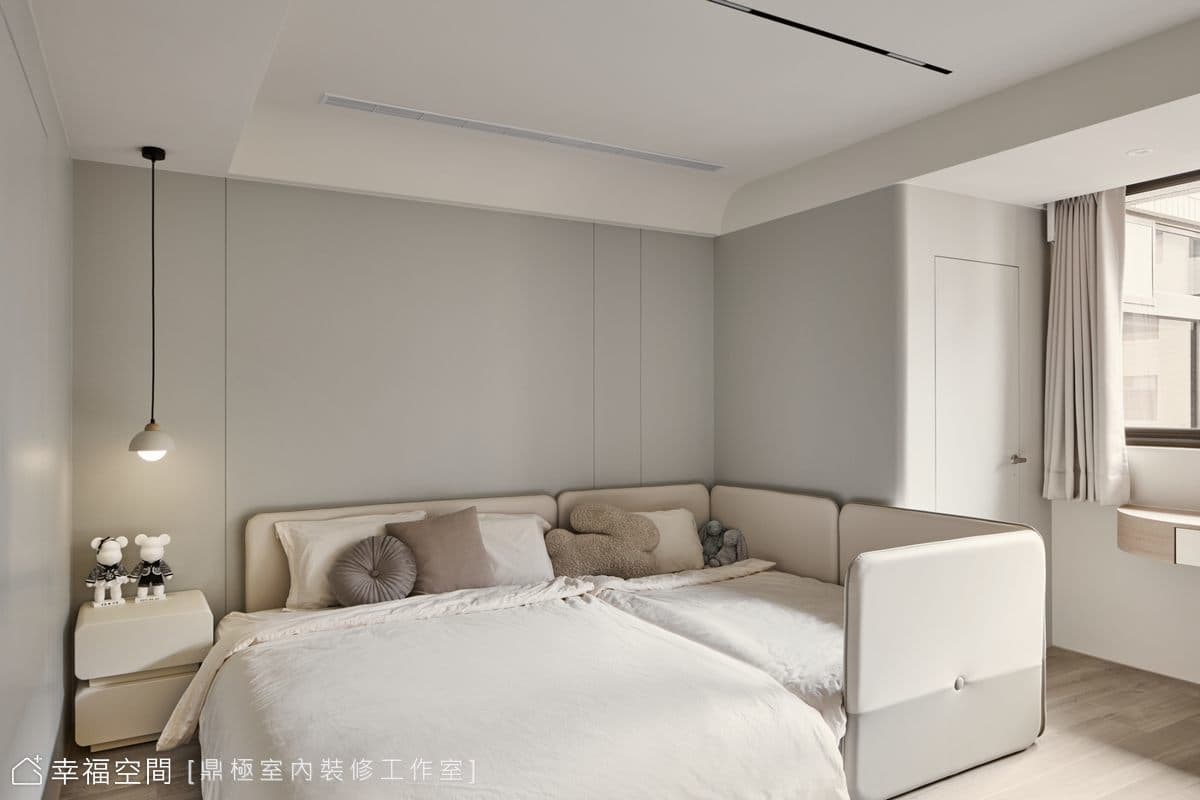 雲朵般輕盈優雅 悠然純白暖閣|現代風|42坪