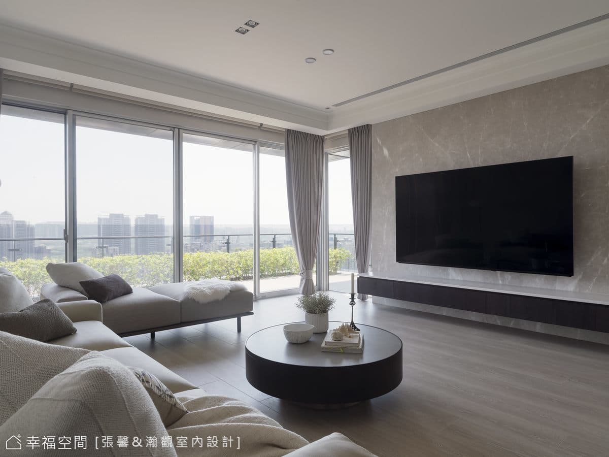 紐約頂層公寓般高雅精緻 城市景觀宅│現代古典風