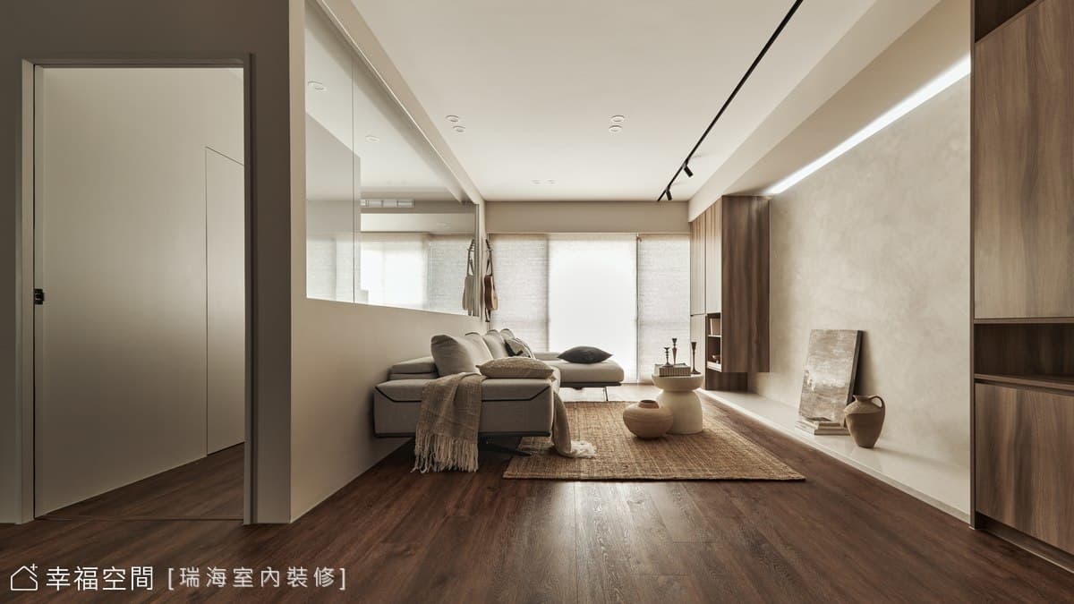 暖色侘寂 靜謐好光景│30坪