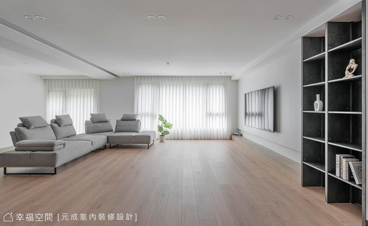 清新悠然 乘光而行|現代簡約風|45坪