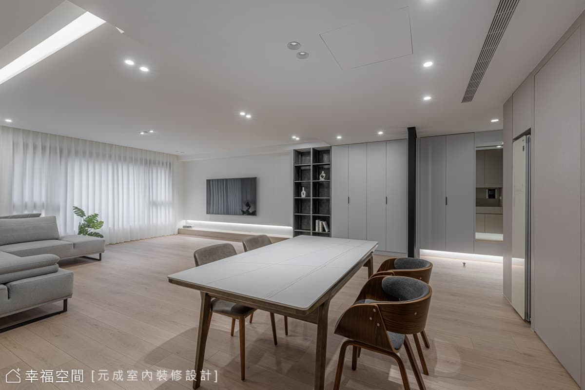 清新悠然 乘光而行|現代簡約風|45坪