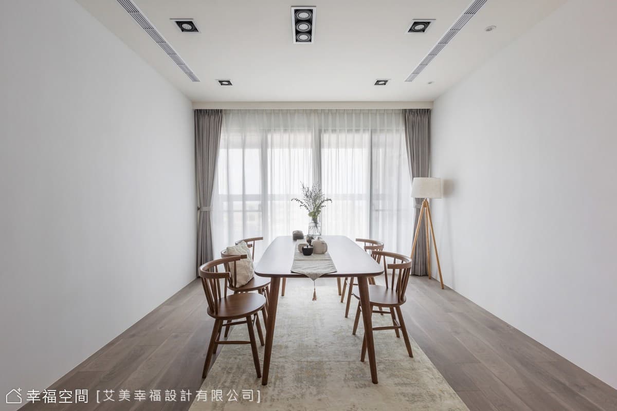 去客廳化共讀共享 日式北歐簡約生活|極簡日系北歐風|45坪