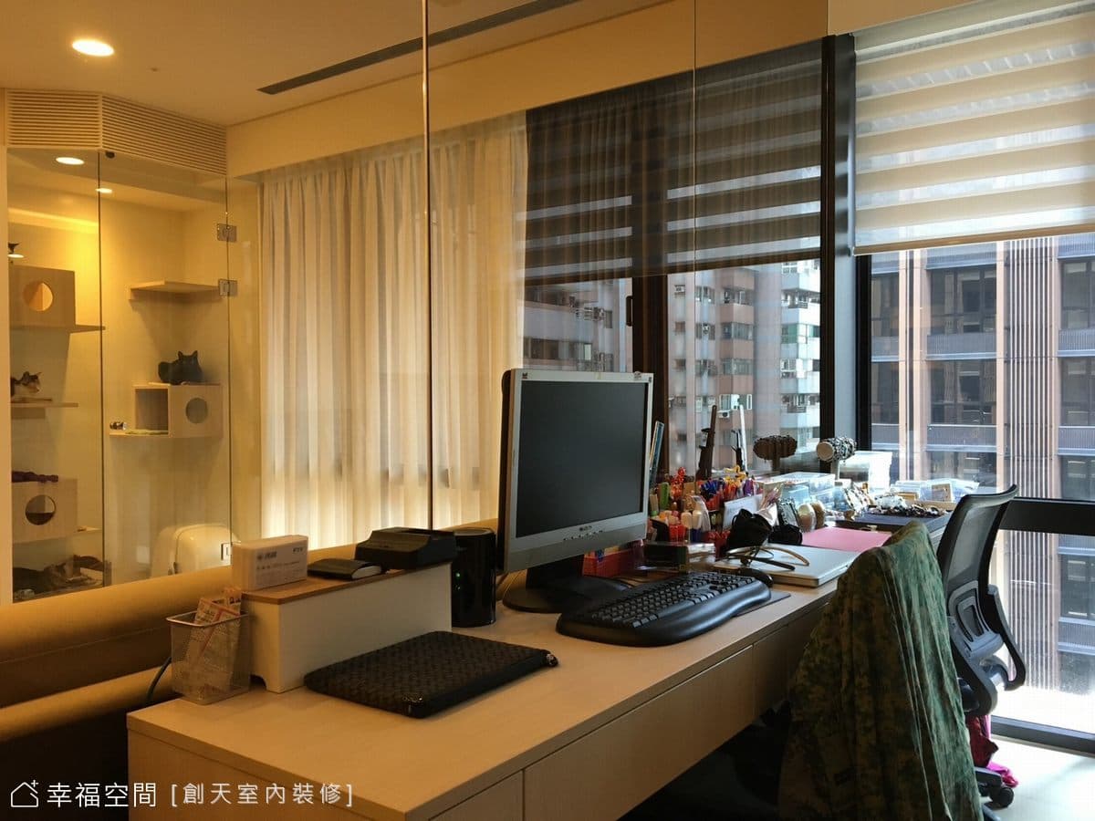 木質調×色塊 描摹現代簡約家景│38坪