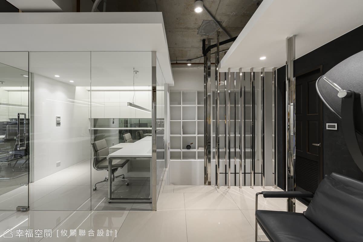 開放通透 構建簡潔俐落工作共享空間│現代風│60坪