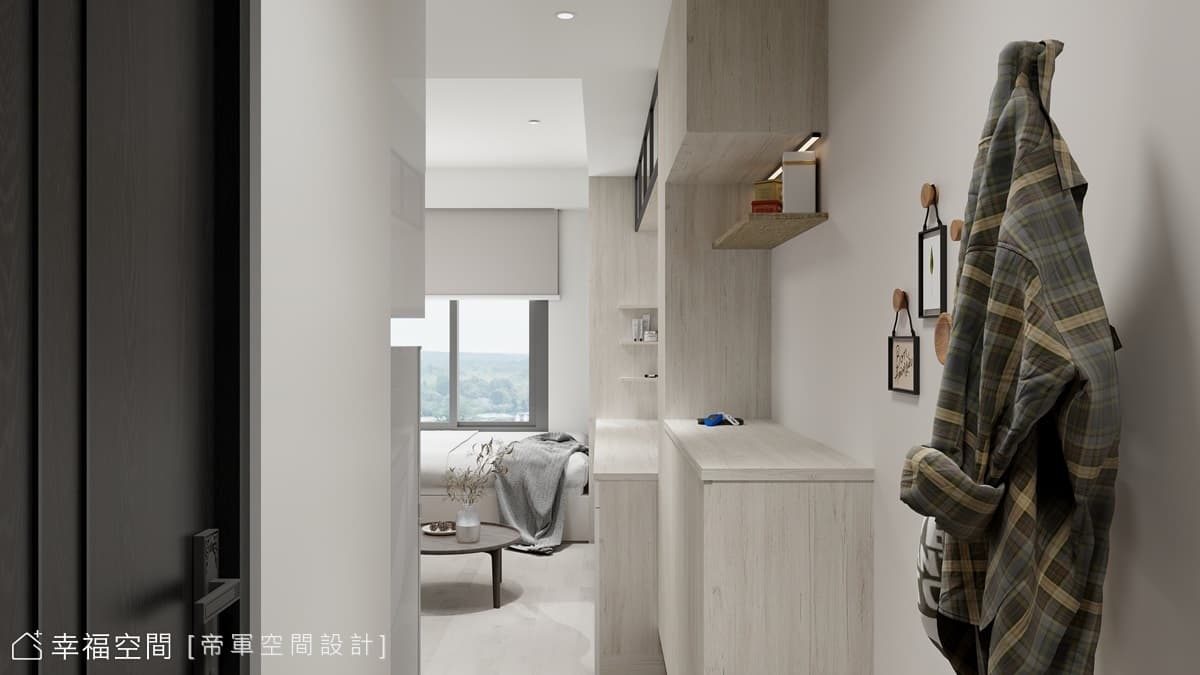 慵懶自在 暖白恬境|現代風|7坪