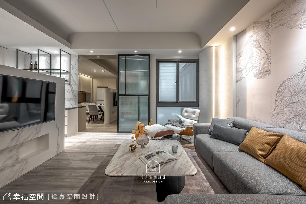 溫馨澄淨 優雅輕奢質感宅│38坪