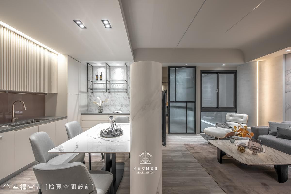溫馨澄淨 優雅輕奢質感宅│38坪