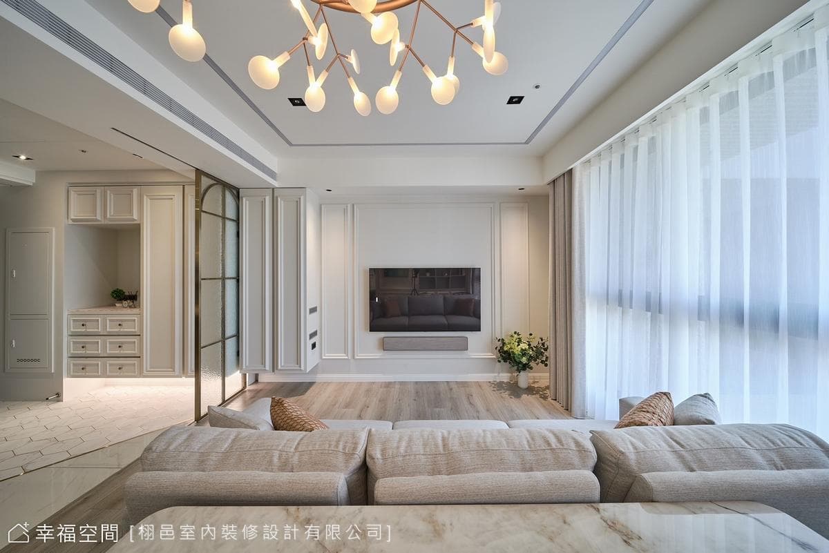 純白美式哲學 打造優雅現代居所│現代風│29坪