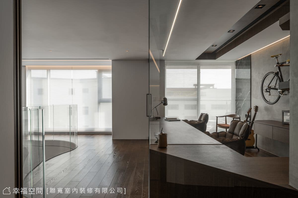 合併戶毛胚宅 紡織工藝承載家族溫度|現代風|127坪