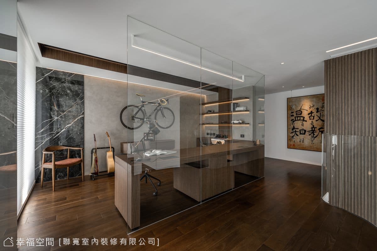 合併戶毛胚宅 紡織工藝承載家族溫度|現代風|127坪