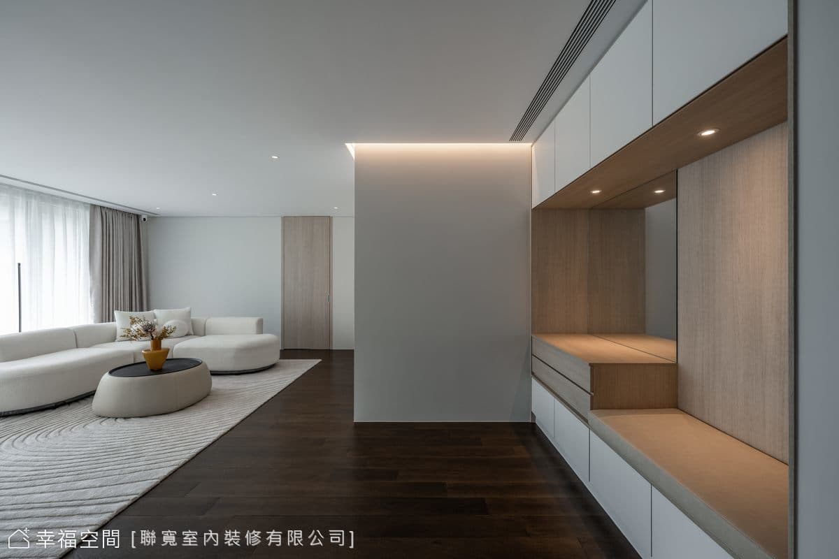 合併戶毛胚宅 紡織工藝承載家族溫度|現代風|127坪