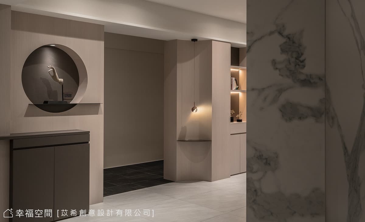 挹注簡約風範　描摹柔潤居所│現代風│45坪