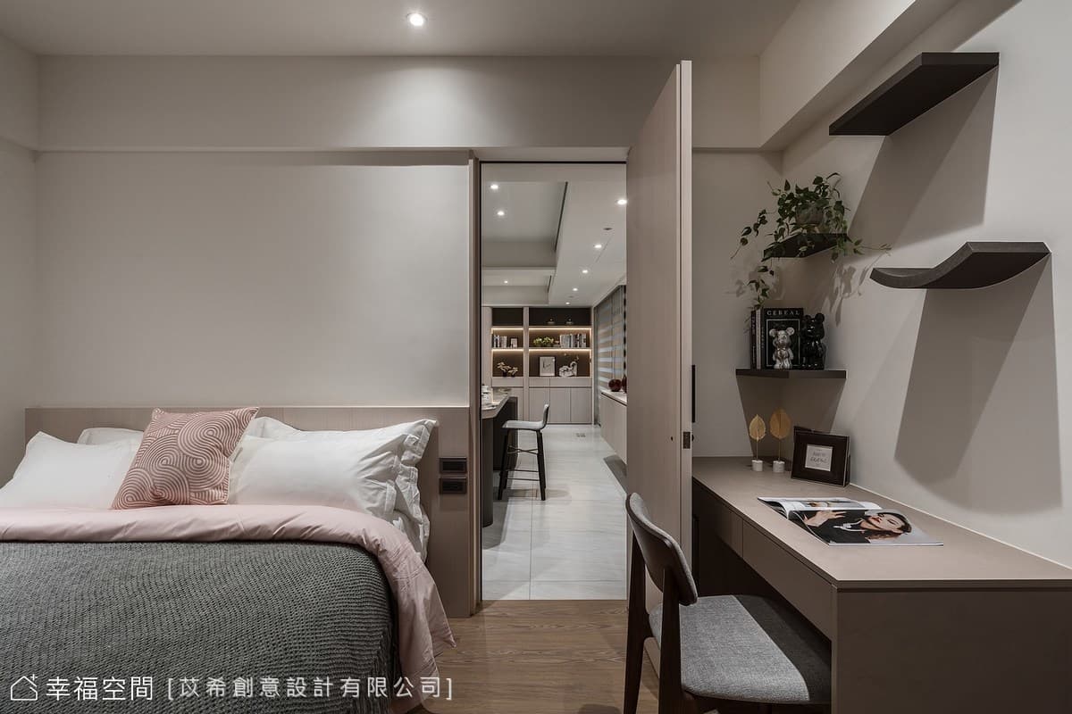 挹注簡約風範　描摹柔潤居所│現代風│45坪