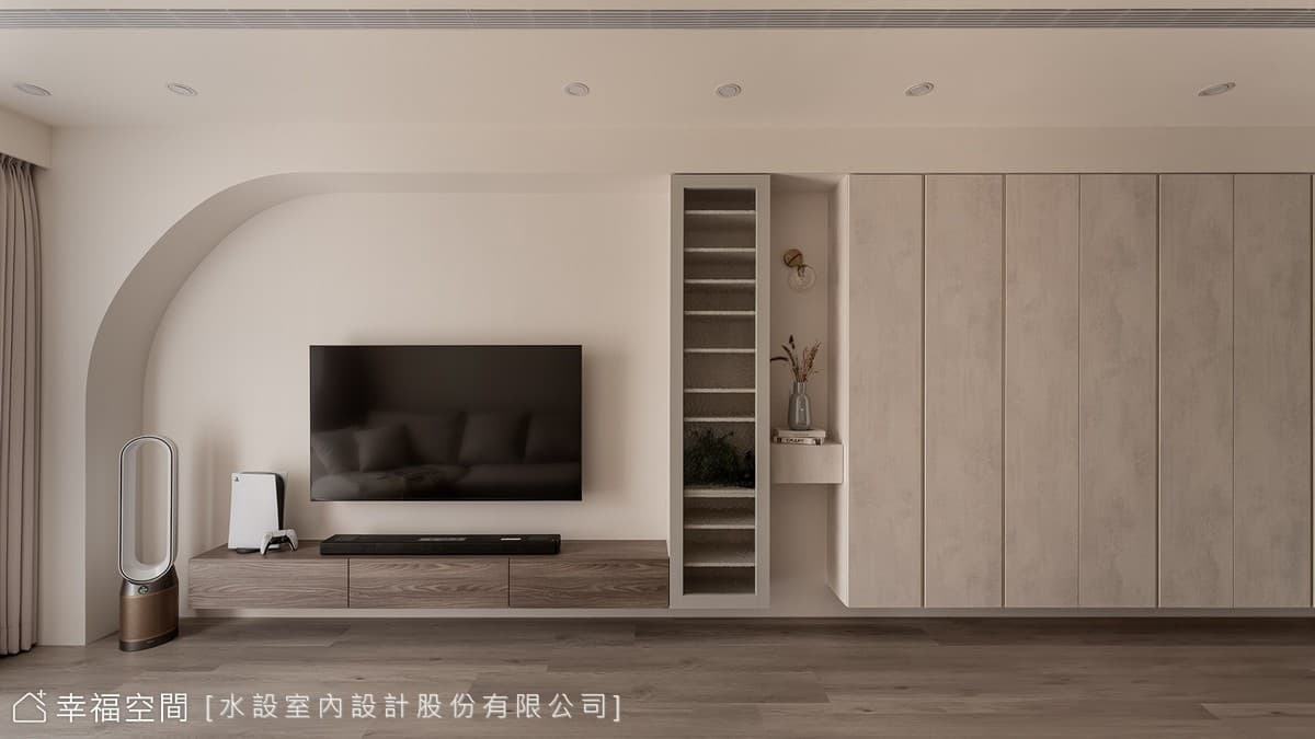 細膩淡雅 佐以別緻的奶油情調│北歐風│25坪